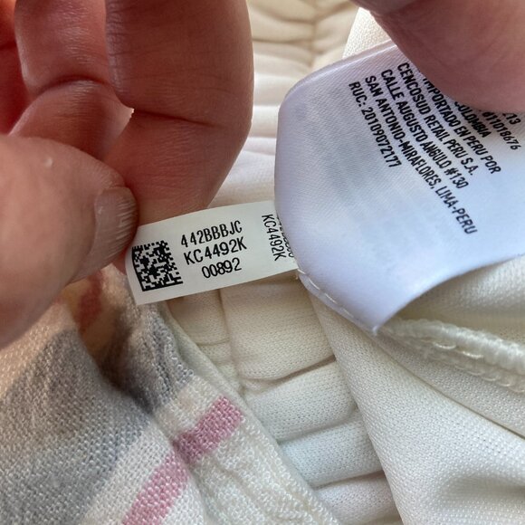 AMERICAN EAGLE Striped Tube Romper Linen blend Size M - Picture 12 of 15